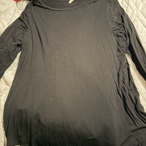 Source Unknown Black Long Sleeve Top